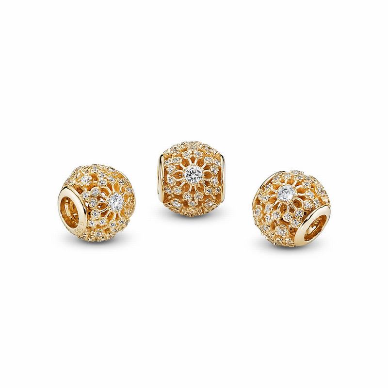 Pandora Inner Radiance Charm Gold Egypt TM7528091